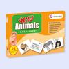 Hungry Brain Wild Animals Flash Cards for Toddlers (Ages 14)  24 Double-Sided Real Picture Learning Cards | Early Learning Educational Flashcards | Montessori & Preschool Toy for Babies and Kids view 1