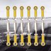 Dilwe RC Tie Rod, 81mm Adjustable Aluminum Servo Links Tie Rod Compatible with 1/10 RC Truck. 6PCS(Gold) view 4
