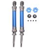 2PCS RC Metal Rear CVD Drive Shaft Set Spare Part Fit for Slash 1/10 RC Car NSV775 Model Car (Dark Blue) view 1