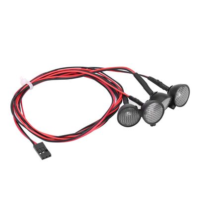 RC Car LED Light Bar, RC Crawler LEDs Light Bar Roof Lights Lamp Accessory for Axial scx10 Car(White)