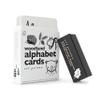 Wee Gallery Educational Flashcards for Babies, Double Sided Black and White Learning Flash cards, Woodland Animal Alphabet Cards for Visual Stimulation and Cognitive Development of Toddlers view 1