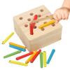 Boxiki kids Wooden Montessori Toys for Babies, Toddlers & Kids, Fine Motor Skills, Magnetic Worm Game for 3 Years Old view 1