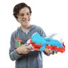 Nerf DinoSquad Tricera-Blast Blaster, Break-Open 3-Dart Loading, 12 Nerf Darts, Dart Storage, Triceratops Dinosaur Design view 2