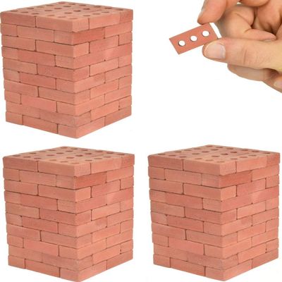Acacia Grove Mini Red Bricks, 1:6 Scale (160 Pack)