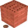 Acacia Grove Mini Red Bricks, 1:6 Scale (160 Pack) view 2