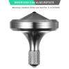 CHEETOP Precision Metal Spinning Top, Well Made Stainless Steel Spin Long Lasting Exceed 8 Mins Desktop Gyro EDC Toy, Perfect Balance Easy to Use Kill Time Efficiently (Pro Max-Silver) view 3