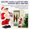 Gfilay Electric Santa Claus Toy with Shaking Belly and Feet, Singing and Dancing Musical Christmas Doll, Xmas Gift view 3
