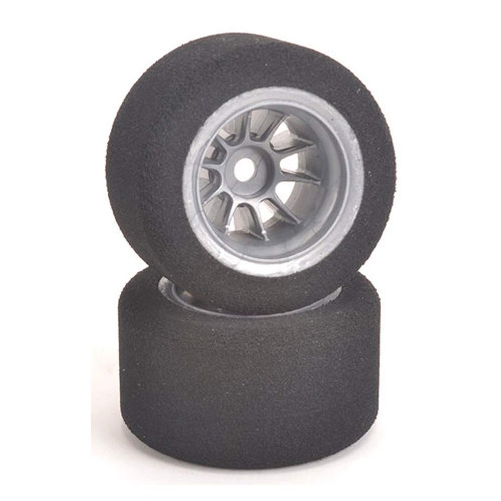 Contact RC JF1-28RA F1 Rear Foam Tire 28Shore Diameter 63mm Gray Wheels (2)