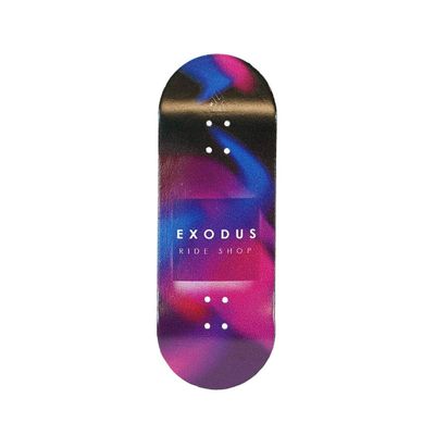 Exodus Hi-Res Fingerboard Deck (33mm, Liquify(Black))