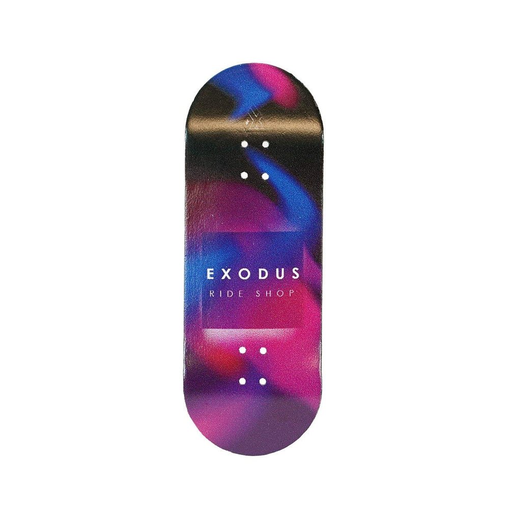 Exodus Hi-Res Fingerboard Deck (33mm, Liquify(Black))