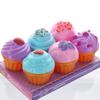 GIFTEXPRESS 6 PCS Pretend Play Food Dessert Set, Mini Toy Cupcakes for Kids, Petite Pastries Toys for Girl and Boy view 1