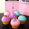 GIFTEXPRESS 6 PCS Pretend Play Food Dessert Set, Mini Toy Cupcakes for Kids, Petite Pastries Toys for Girl and Boy view 2