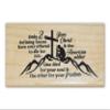 2 Defining Forces...offered to die for you Mounted Rubber Stamp - Jesus Christ and the American Soldier - Military #29 view 1