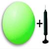 Toys+ 8.5 Inch Colorful Playground Ball + Pump (Green) view 2