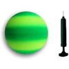 Toys+ 8.5 Inch Colorful Playground Ball + Pump (Green Strip) view 1