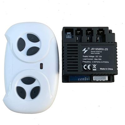 2.4G Bluetooth Remote Control and JR1958RX-2S Receiver Kit Kids Powered Ride On Car,Controller Control Box Accessories for Children Electric Ride On Car Replacement Parts