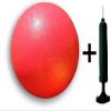 Toys+ 8.5 Inch Colorful Playground Ball + Pump (Red) view 2