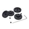 4pcs 48P Pinion Gear 3.175mm Set Hardened 36T 37T 38T 39T 48DP Pitch Gears RC Upgrade Part with Screwdriver view 2