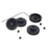 4pcs 48P Pinion Gear 3.175mm Set Hardened 32T 33T 34T 35T 48DP Pitch Gears RC Upgrade Part with Screwdriver view 2