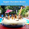 Super Fun Recyclable 8oz Banana Split Boats 250 Pack. Durable, Disposable Ice Cream Sundae Bowls. Perfect Plastic Cups for Social Event or Kids Birthday Party. Great Clear Dessert Tray for Carnivals. view 3