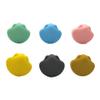 24pcs Mini Cute Silicone Shell Bead Animal Silicone Shellfish Bead for DIY Beading Mom Necklace Pendant Accessories (Mix Color 24pcs) view 1
