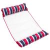 Aqua Original 4-in-1 Monterey Hammock XL Pool Float & Hammock - Multi-Purpose, Inflatable Pool Floats for Adults - Patented Thick, Non-Stick PVC Material  Navy/Burgundy Stripe view 1
