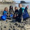 PUFFERFISH Sand Castle KIT - PRO-Quality Tools for Building Amazing Sand Castles, Including Bucket, Big Beach Shovel, and Super Scoop Made from Recycled Fishing nets view 4