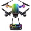 MightySkins Glossy Glitter Skin for DJI Spark Drone & Controller - Rainbow Streaks | Protective, Durable High-Gloss Glitter Finish | Easy to Apply, Remove, and Change Styles | Made in The USA view 1