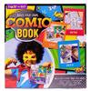 Made By Me Make Your Own Comic Book Storytelling Kit for Kids, 15-Page, Hardcover, How-to Draw Instructional Guide, Comic Inspired Stickers & Stamp, Holographic Stickers, 5 Vibrant Markers view 3