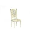Melody Jane Dolls Houses Dollhouse Hand Painted White Floral Chair JBM Miniature Dining Room Furniture view 1