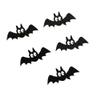 DUO ER 5pcs Black Bats Halloween Cupcake Toppers Cake Inserted Card for Kids Birthday Cake Decor Halloween Supplies Photo Props view 2