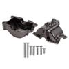 Tbest RC Gearbox Cover, Remote Control Car Gearbox Upper Lower Cover Shell Case compatible with 1/18 A959 Car Model (Black) Car Model Accessory view 1