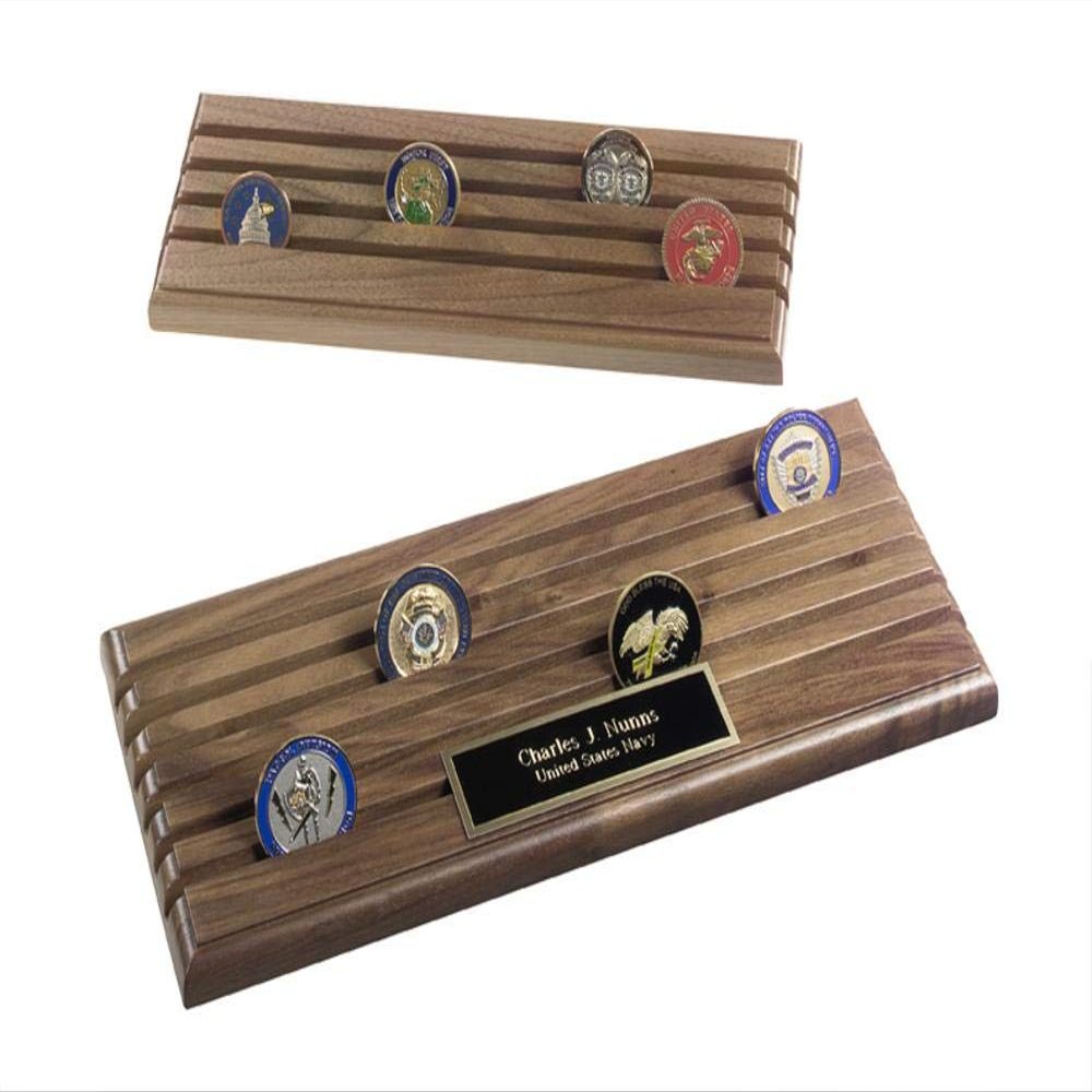 Flags connections Antique Coin Display Holder, Coin Stand Rack