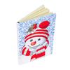 CRYSTAL ART Notebook - Friendly Snowman Notebook Kit - Create a Sparkling Notebook Cover using Crystals - For ages 8 and up view 2