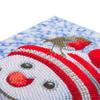 CRYSTAL ART Notebook - Friendly Snowman Notebook Kit - Create a Sparkling Notebook Cover using Crystals - For ages 8 and up view 4