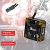 ARRAROWN Motor Cooling Fan RC Motor Heatsink 28000RPM ESC Cooling Fan for RC Car 1/8 1/10 1/12 Scale 540 550 Brushless Motor (Black+Gold) view 3