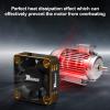 ARRAROWN Motor Cooling Fan RC Motor Heatsink 28000RPM ESC Cooling Fan for RC Car 1/8 1/10 1/12 Scale 540 550 Brushless Motor (Black+Gold) view 4