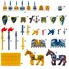 Miutrue Medieval Weapons Accessories Knights Block Toy with Figures (10 Sets Weapons & 4 Sets Horses & 10 Figures) view 2