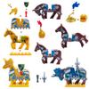 Miutrue Medieval Weapons Accessories Knights Block Toy with Figures (10 Sets Weapons & 4 Sets Horses & 10 Figures) view 4