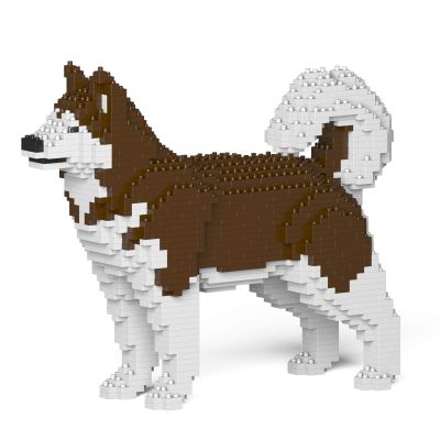 JEKCA Alaskan Malamute 01S-M02 | Dog Plastic Building Blocks | Age 14+