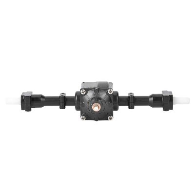RC Differential Axle, CNC Aluminum 1/16 Gear Front/Center/Rear Axle Metal Drive Shaft Compatible with FY004 Q64 Q60 WPL B36 MN77 6-Wheel RC Car (Rear axle)