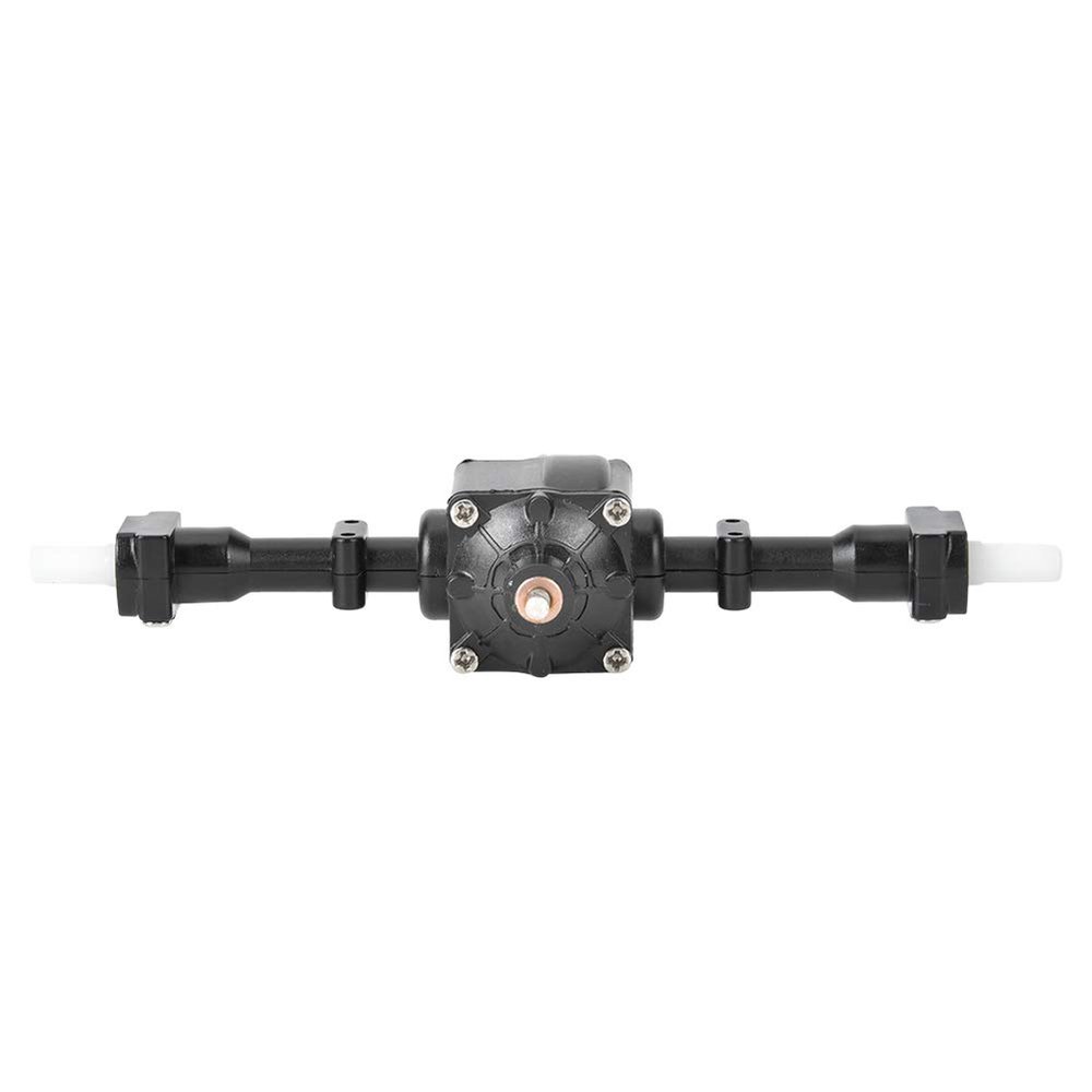 RC Differential Axle, CNC Aluminum 1/16 Gear Front/Center/Rear Axle Metal Drive Shaft Compatible with FY004 Q64 Q60 WPL B36 MN77 6-Wheel RC Car (Rear axle)
