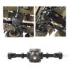 RC Differential Axle, CNC Aluminum 1/16 Gear Front/Center/Rear Axle Metal Drive Shaft Compatible with FY004 Q64 Q60 WPL B36 MN77 6-Wheel RC Car (Rear axle) view 3