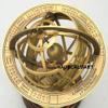 Brass Antique Finish Armillary Celestial Globe with Zodiac Engravings view 4