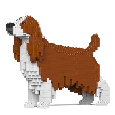 JEKCA English Springer Spaniel 01S-M01 | Dog Plastic Building Blocks | Age 14+