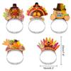 ASTARON 12 Pieces Thanksgiving Headbands for Thanksgiving Decorations, Thanksgiving Turkey Headbands for Thanksgiving Dinner Decor Thanksgiving Party Supplies view 2