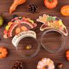 ASTARON 12 Pieces Thanksgiving Headbands for Thanksgiving Decorations, Thanksgiving Turkey Headbands for Thanksgiving Dinner Decor Thanksgiving Party Supplies view 4