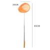 Almencla Kids Pond Telescopic Butterfly Catcher with Anti-Slip Grip,Extendable,Fish Net Outdoor Tools for Catching Insect Net, Orange view 2