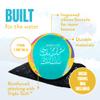 Activ Life 2 Pack Skip Balls, Fun Beach Games for Adults and Family Swimming Pool Dive Toys for Kids, Adult Beach Toys, Water Toy for Kid (Yellow Shell) view 4