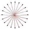 angwang Jr Plug Servo Extension Wire Male to Male,10pcs 5cm Male to Male Quadcopter Extension Servo Lead Futaba JR Wire Cable New view 2